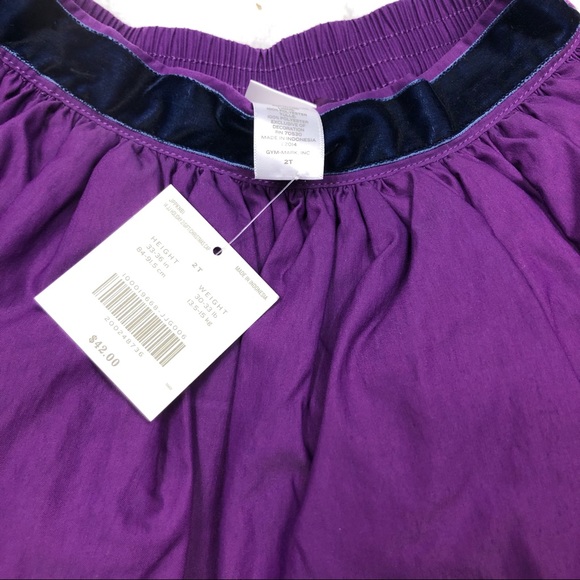Janie and Jack Purple Tulle Lined Skirt size 2T - Picture 5 of 8